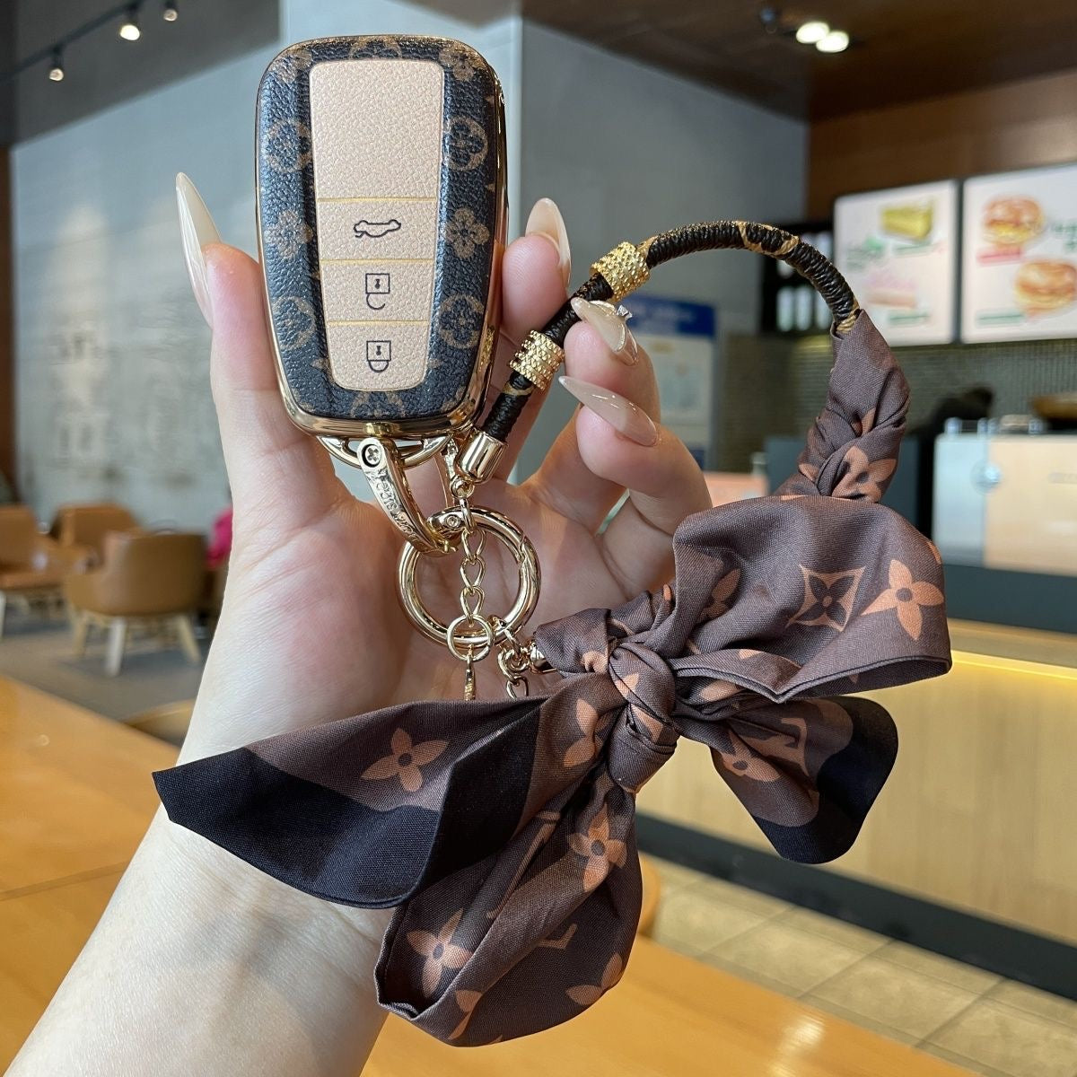 Louis Vuitton car key cover. - Blend Gifts