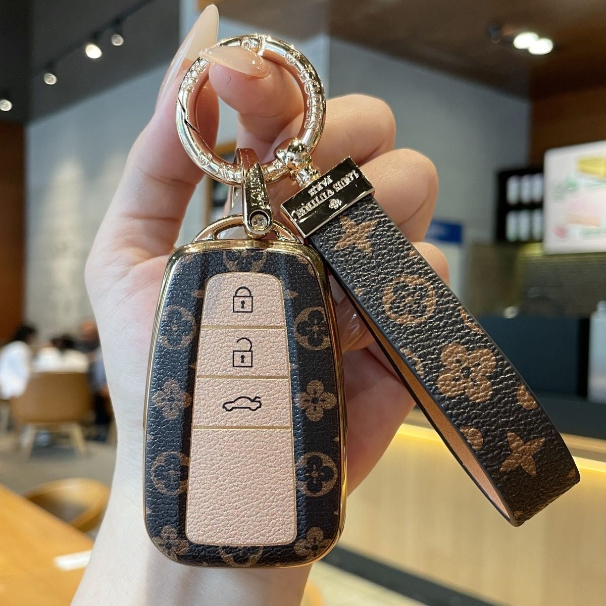 Louis Vuitton car key cover. - Blend Gifts