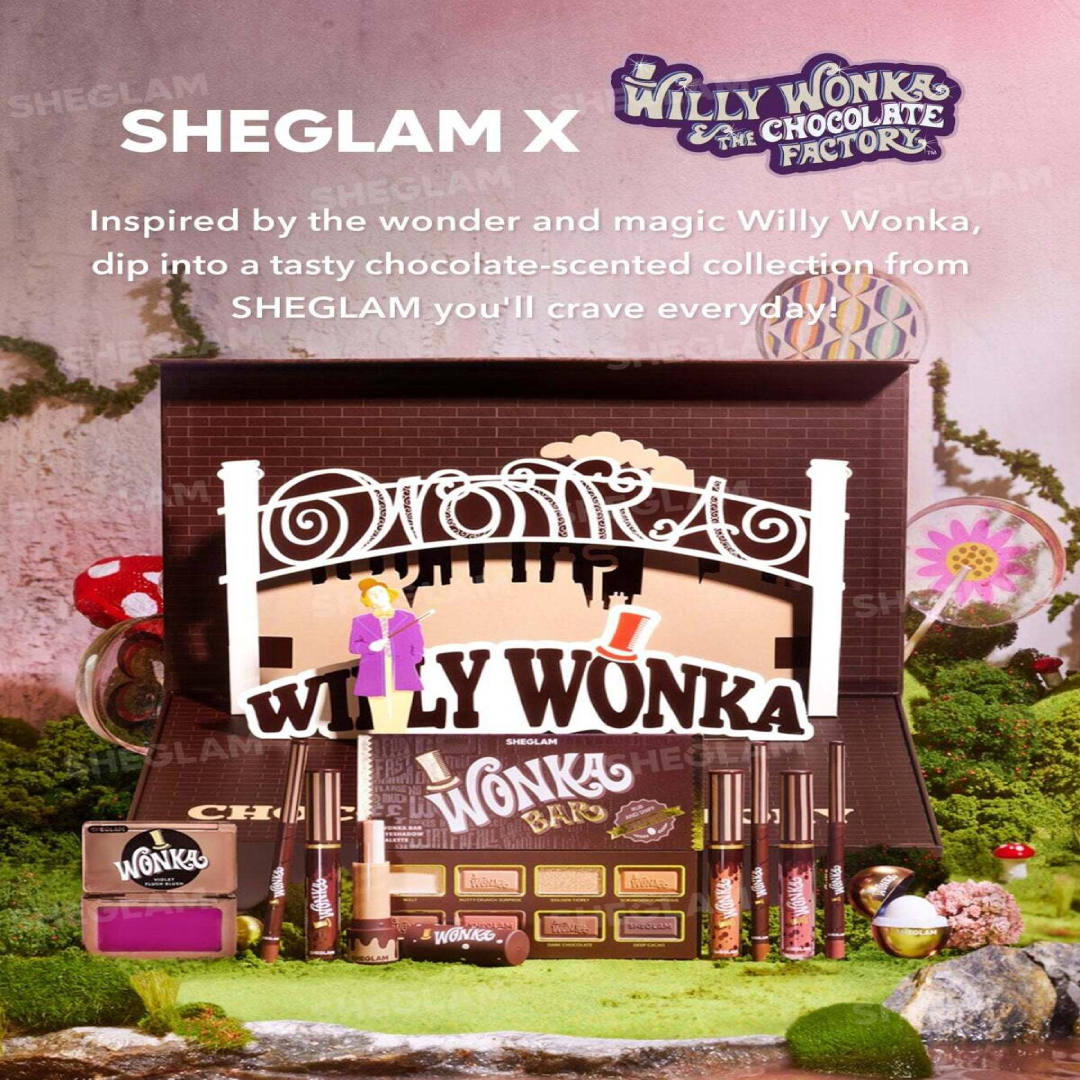 Willy Wonka × SHEGLAM Full Collection Set