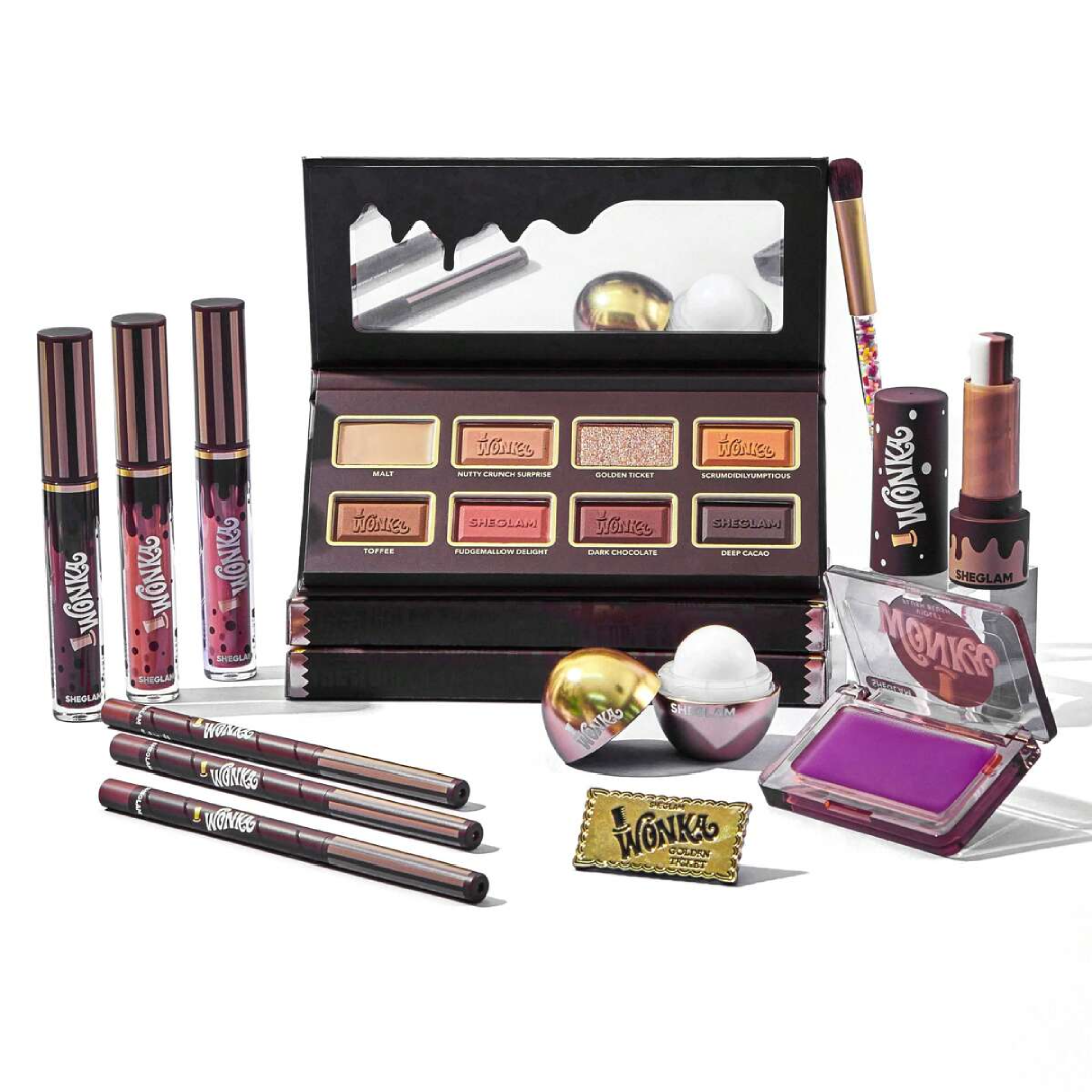 Willy Wonka × SHEGLAM Full Collection Set