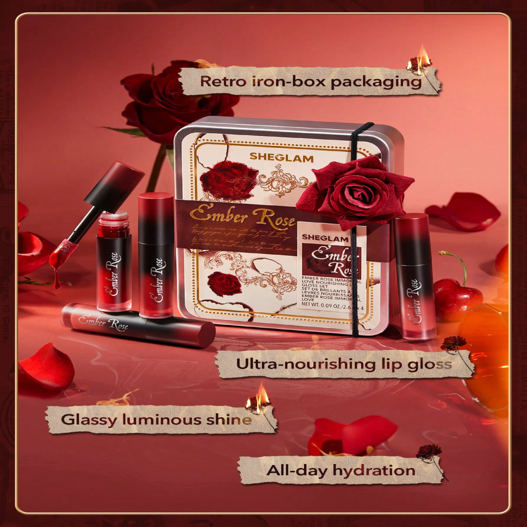 SHEGLAM Immortal Love Lip Gloss Set