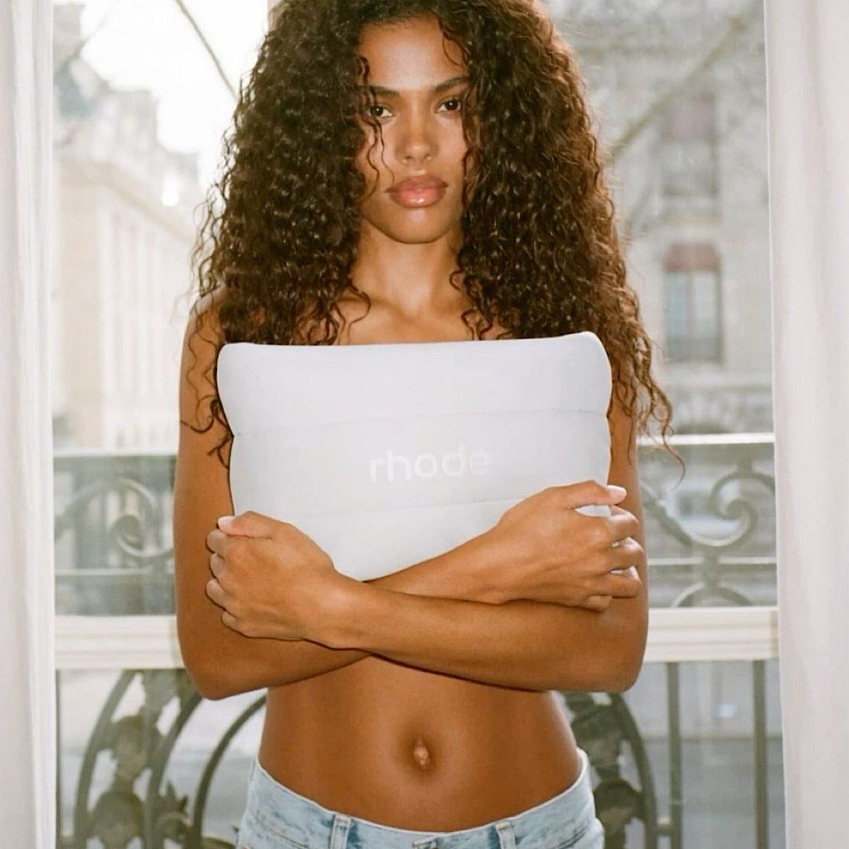 Rhode cosmetics bag.