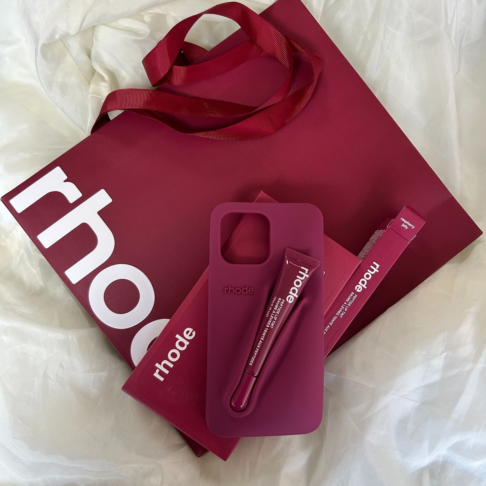 rhode phone case + lipstick rhode phone case + lipstick