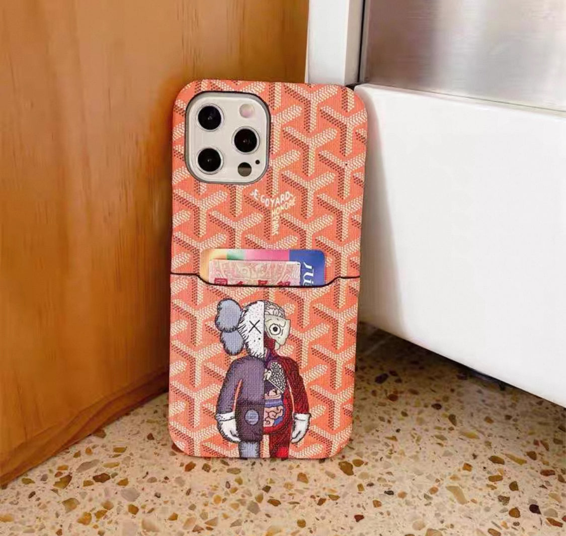 Goyard Phone Case for iPhone 11 & 12 & 13 Versions