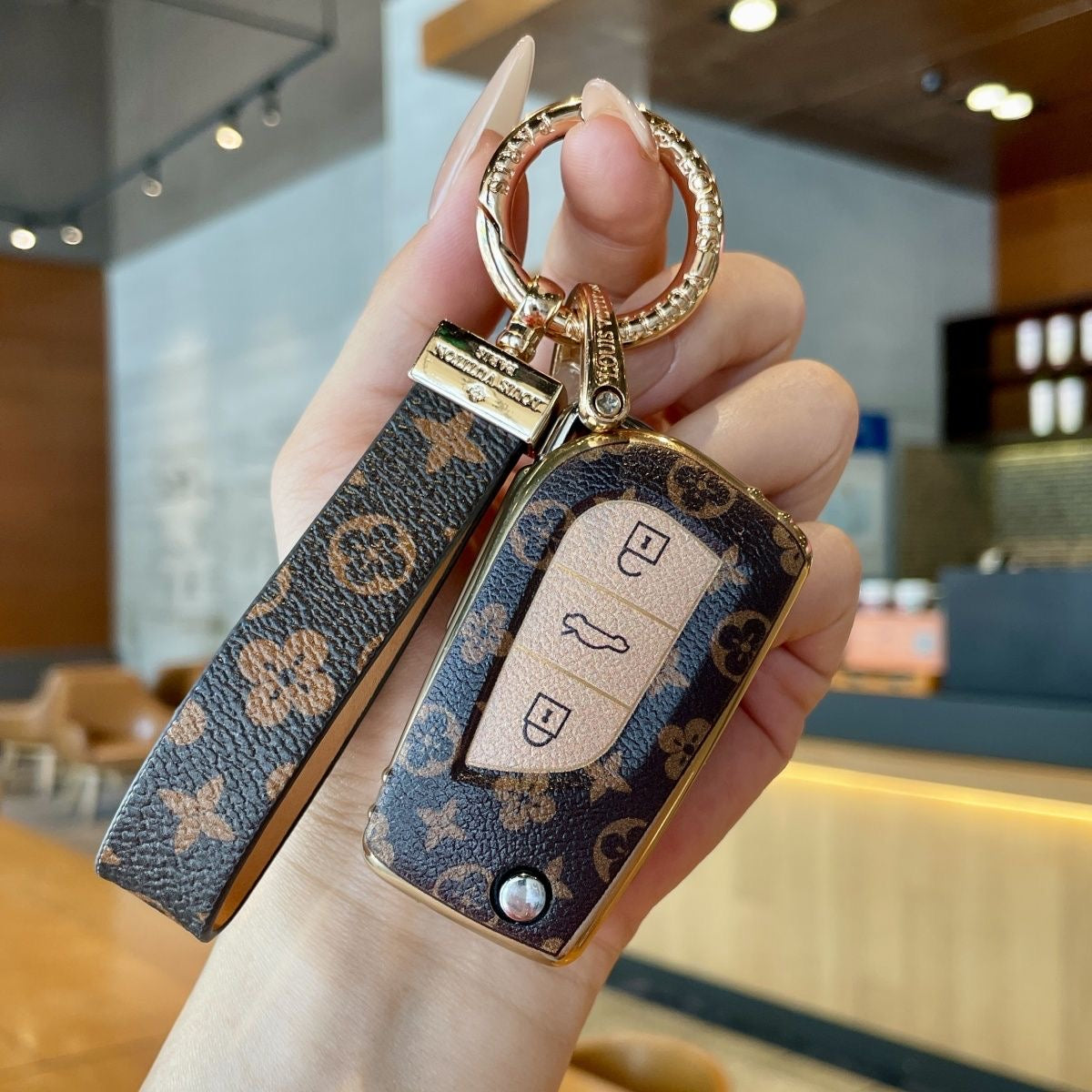 Louis Vuitton car key cover. - Blend Gifts