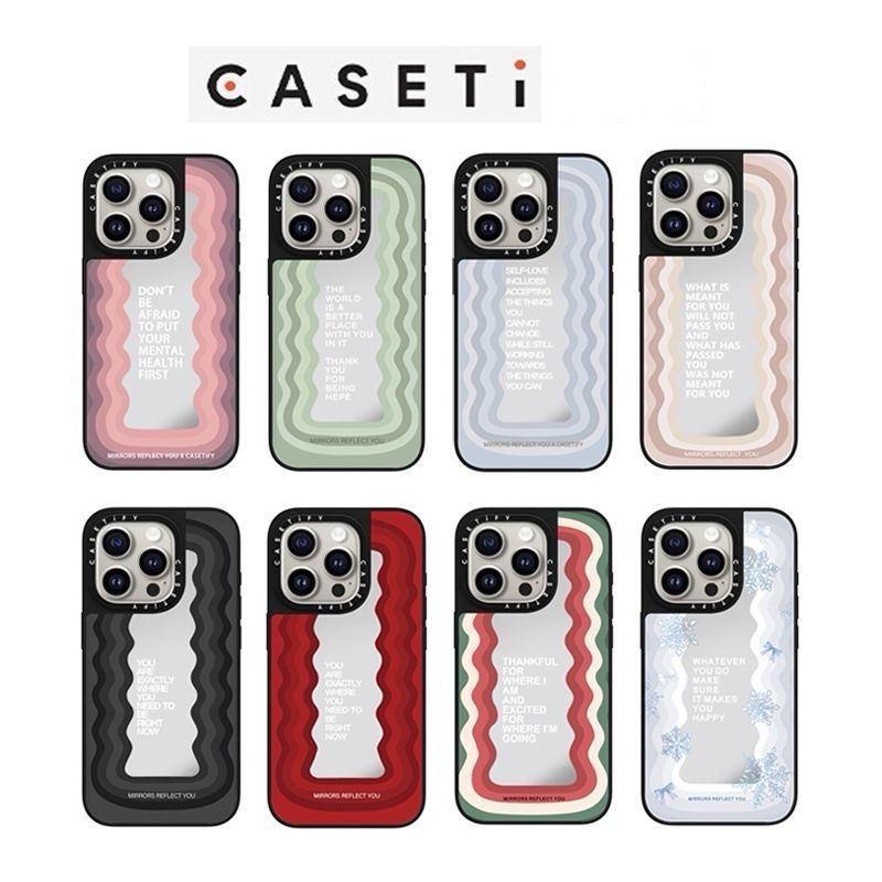Casetify Waved Colors iPhone 12's & iPhone 13's versions Cases
