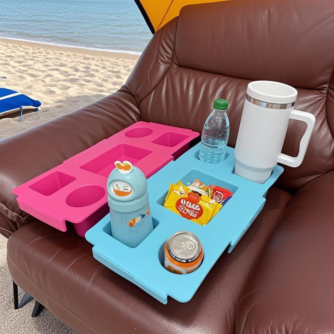 Silicone Tote Bag Organizer Insert with Multi-Compartment Design