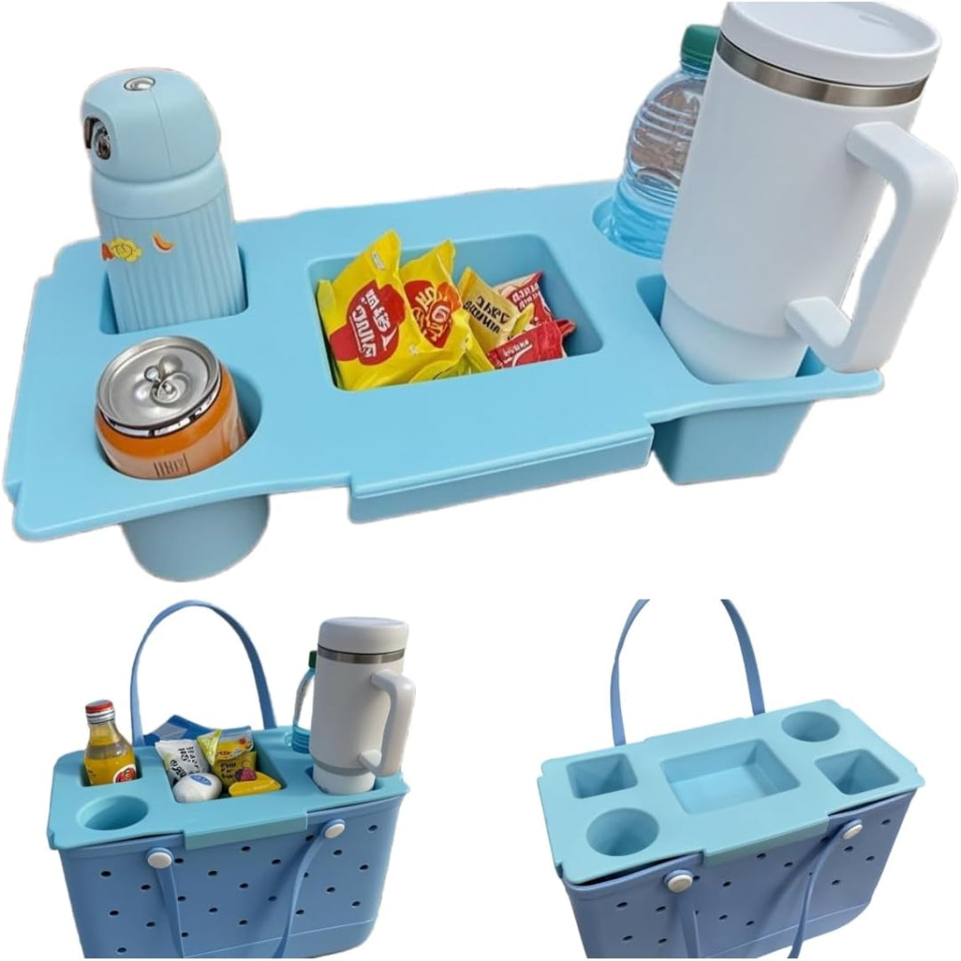 Silicone Tote Bag Organizer Insert with Multi-Compartment Design