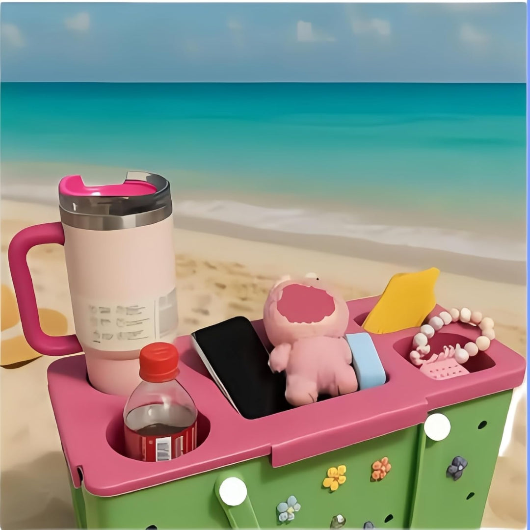 Silicone Tote Bag Organizer Insert with Multi-Compartment Design