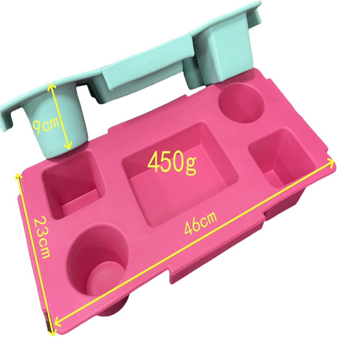 Silicone Tote Bag Organizer Insert with Multi-Compartment Design