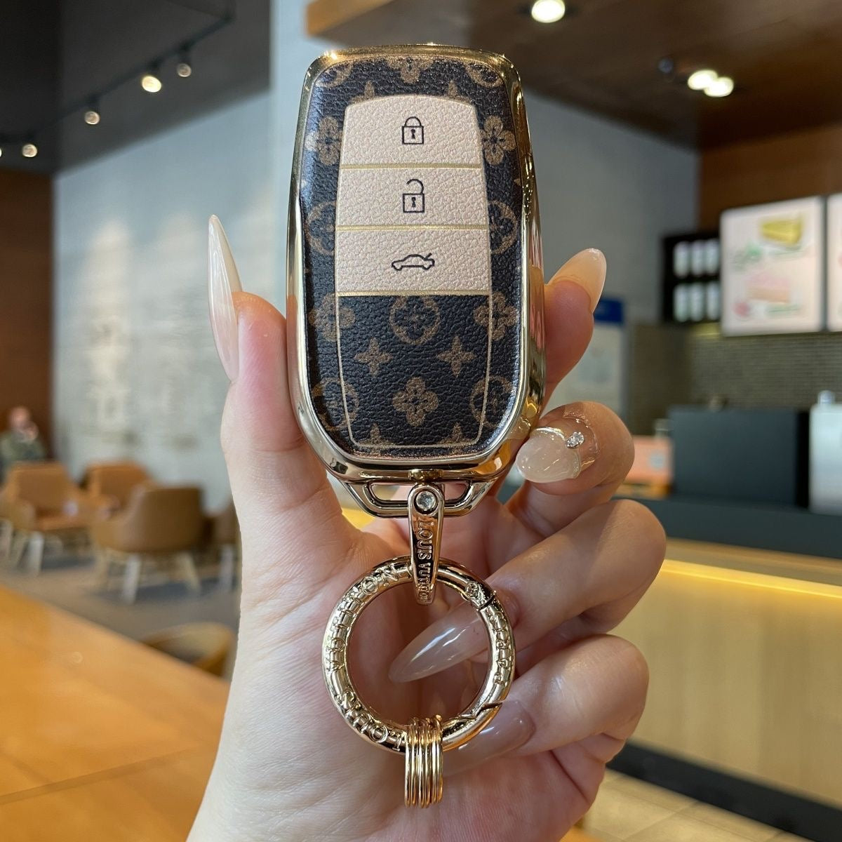 Louis Vuitton car key cover. - Blend Gifts