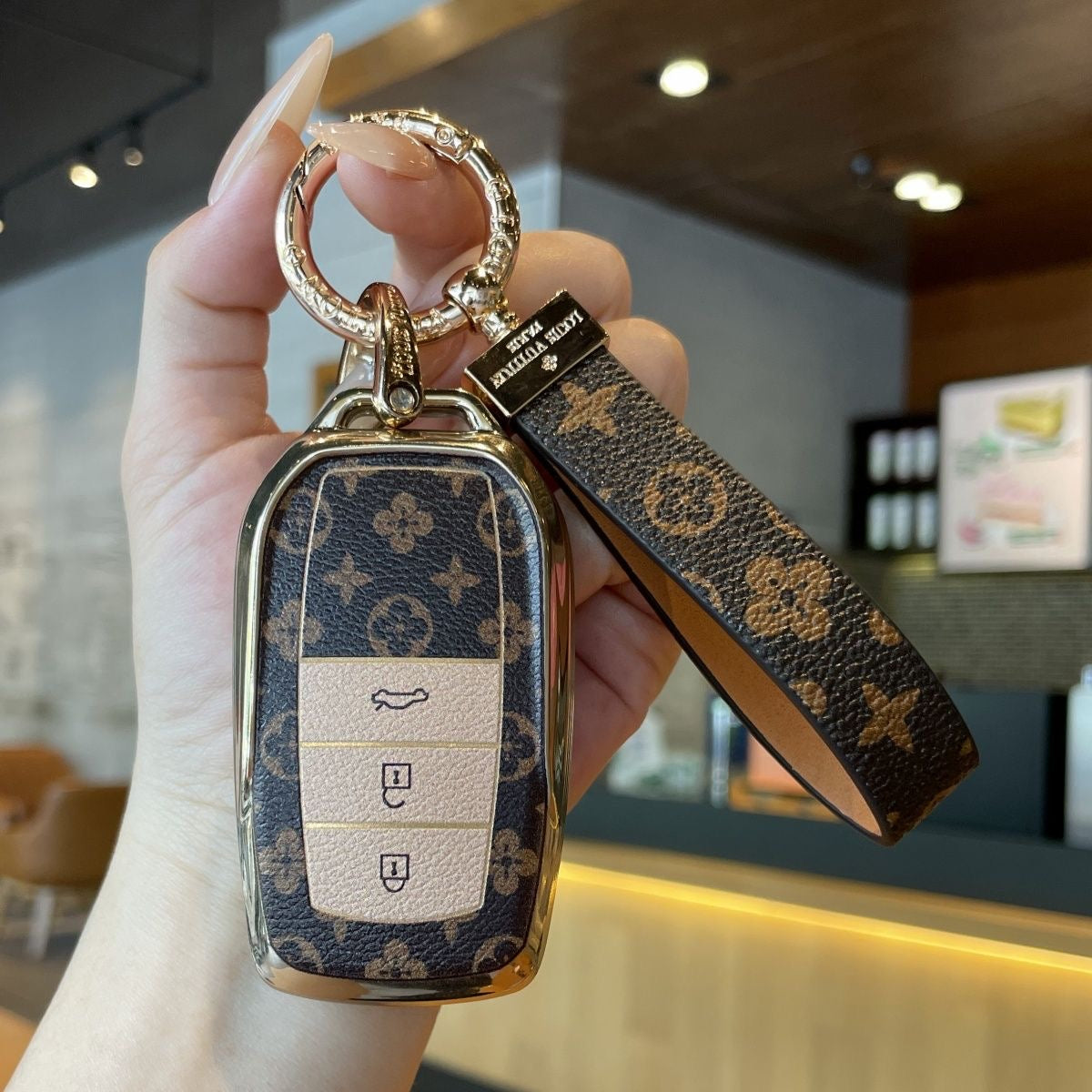 Louis Vuitton car key cover. - Blend Gifts