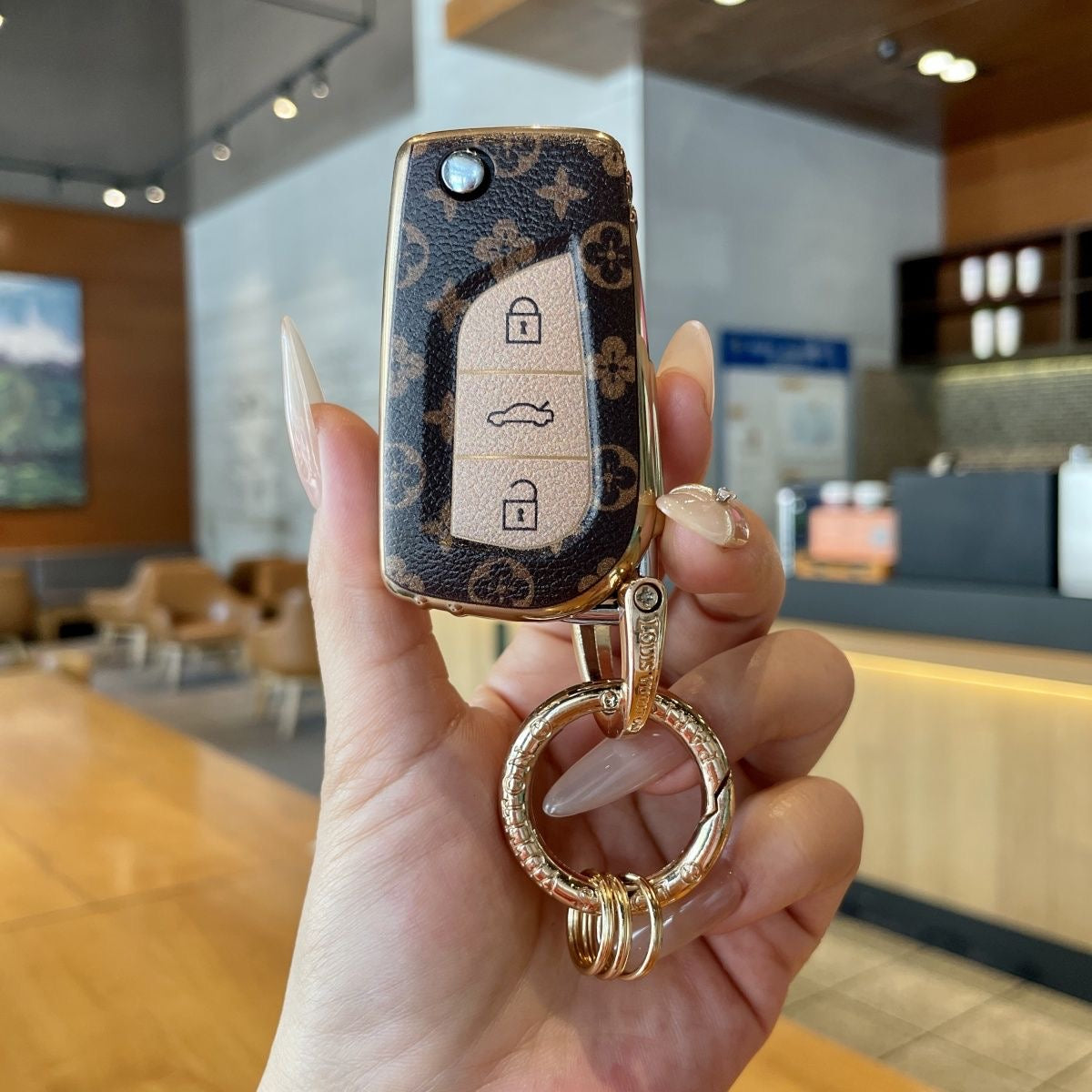 Louis Vuitton car key cover. - Blend Gifts