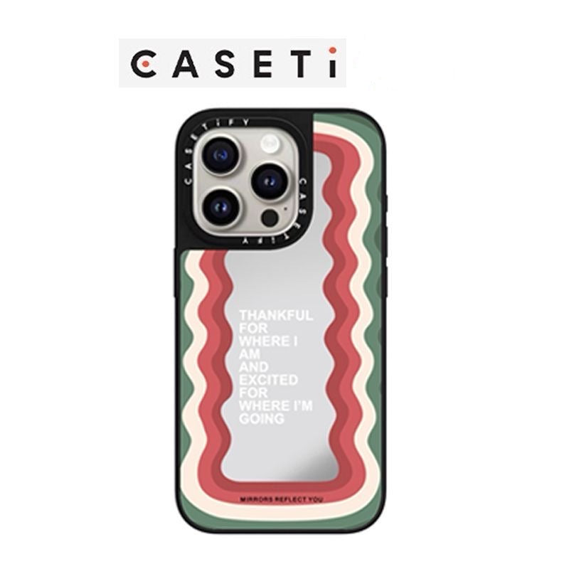 Casetify Waved Colors iPhone 12's & iPhone 13's versions Cases