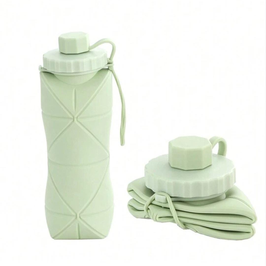 Silicone Folding Water Bottle – Collapsible & Portable