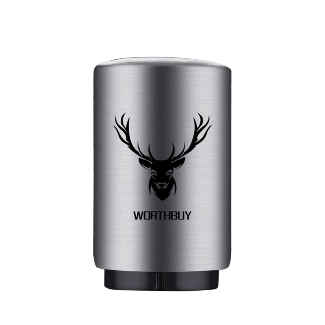 Automatic Pop-Up Can Lid Opener with Metallic Finish