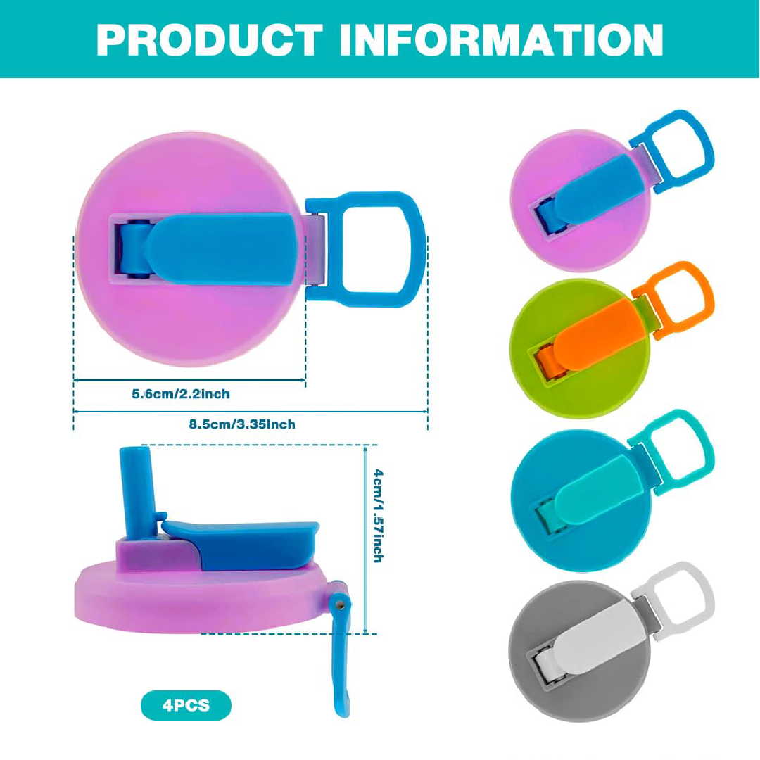 Reusable Can Lid with Straw
