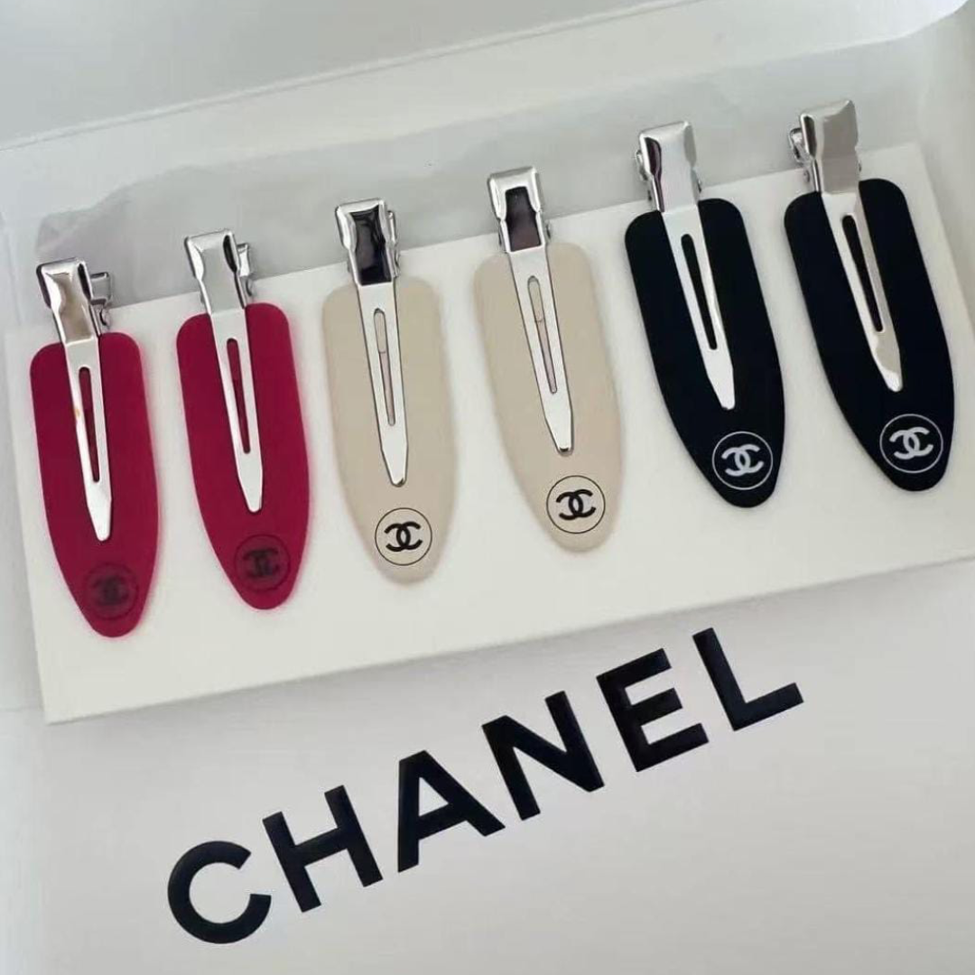 Chanel Hair Clip Set – 6 Pieces