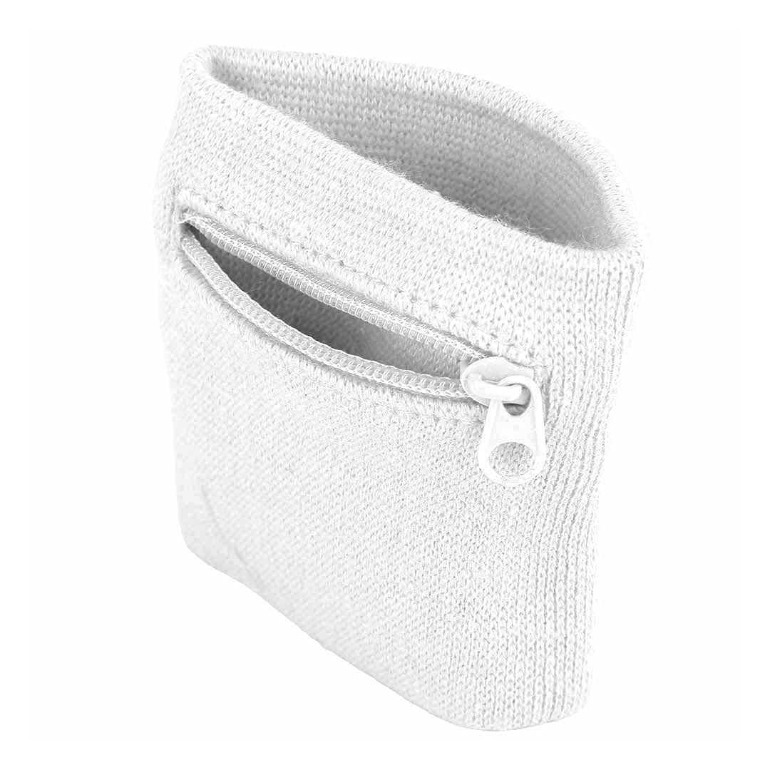 A wristband with a zipper