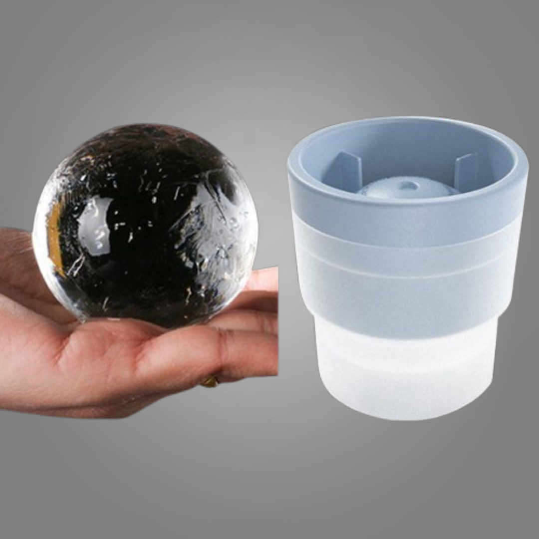 A mold for making large ice balls