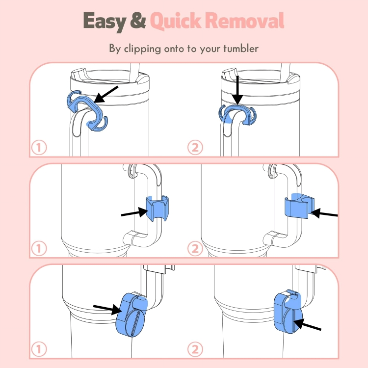 A cup handle accessory