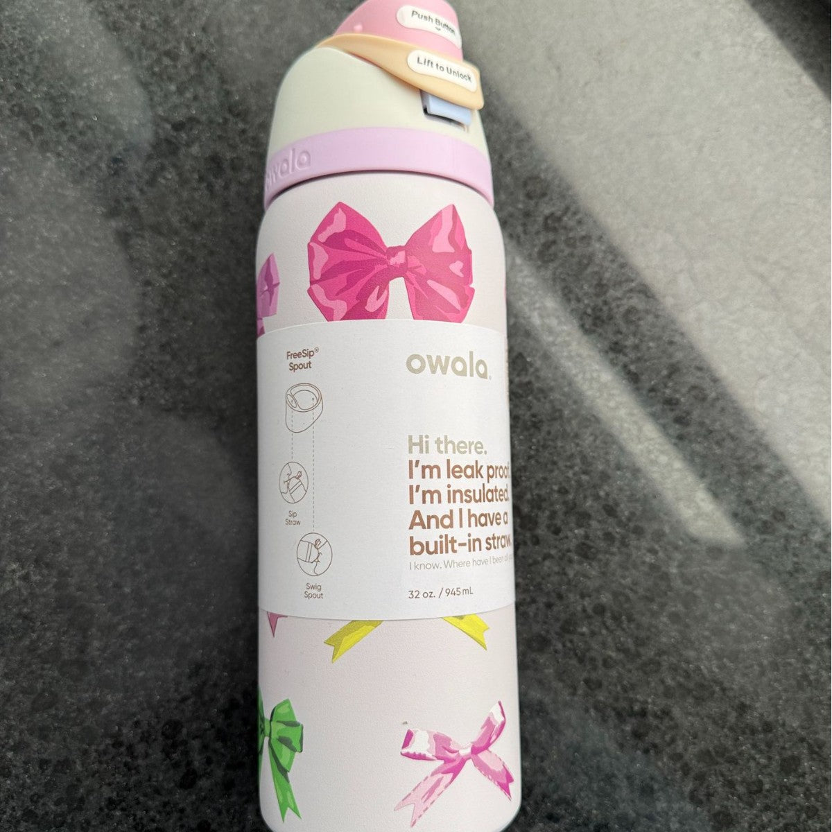 Owala FreeSip Stainless Steel Water Bottle