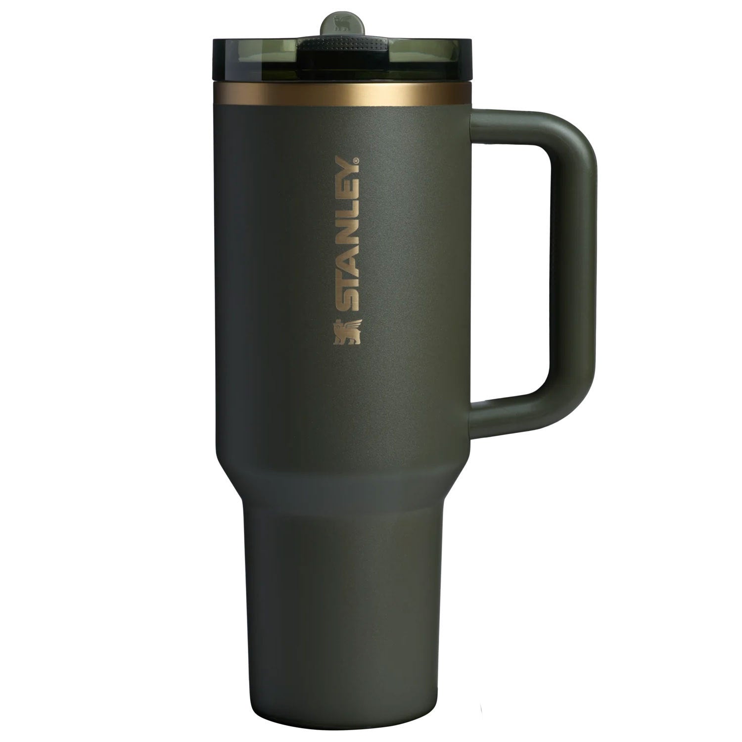 亚马逊stanley40oz三代新款防漏可拆卸折叠吸管盖不锈钢保温保冷