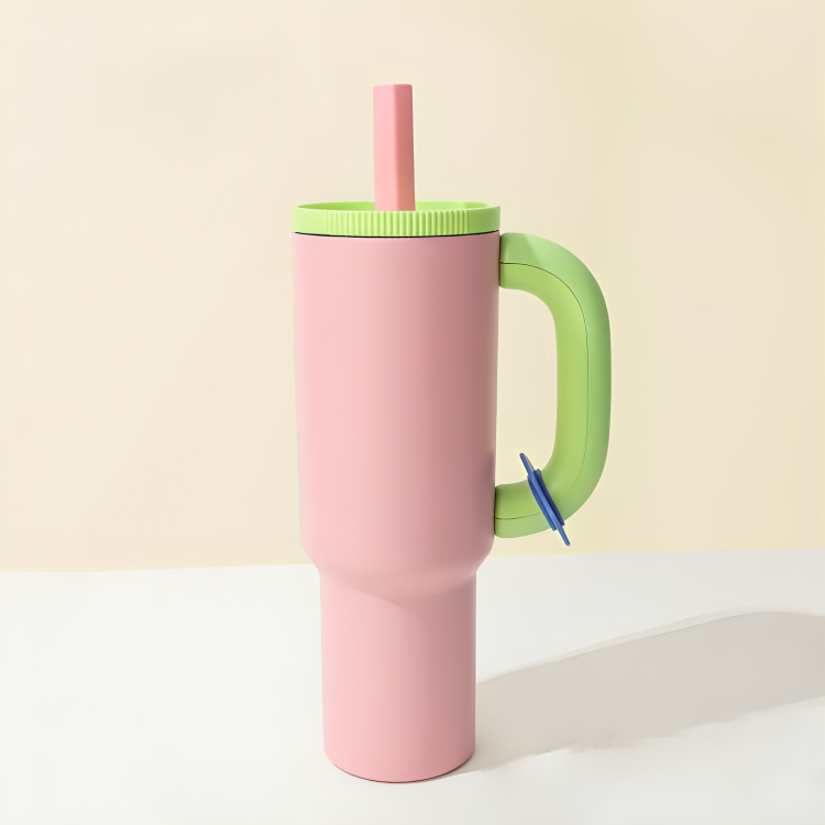 Vibrant reusable tumblers