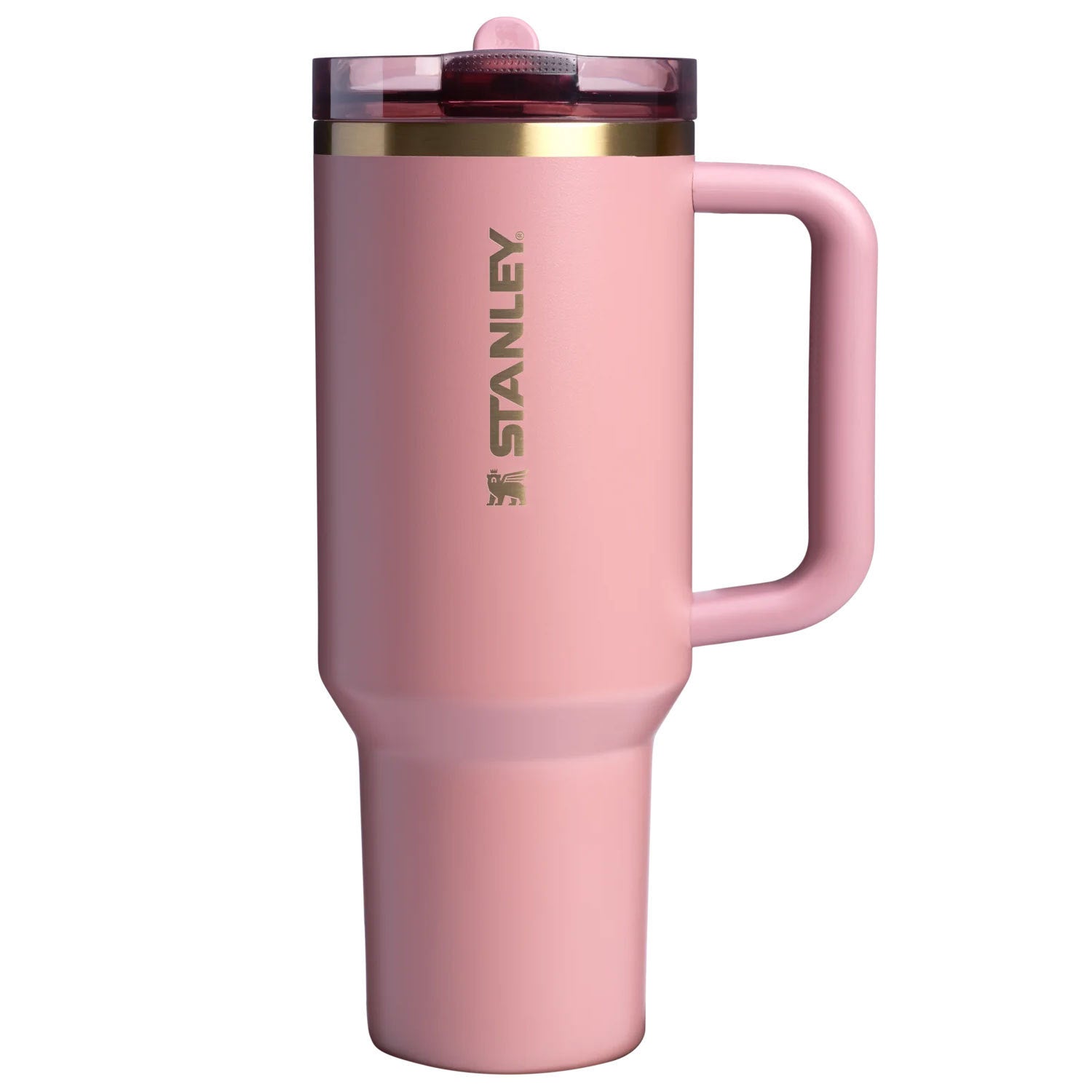 亚马逊stanley40oz三代新款防漏可拆卸折叠吸管盖不锈钢保温保冷