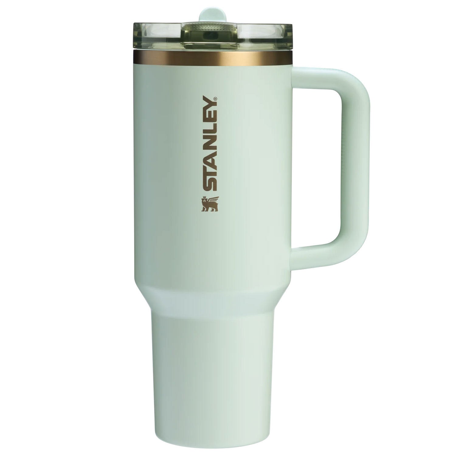 亚马逊stanley40oz三代新款防漏可拆卸折叠吸管盖不锈钢保温保冷