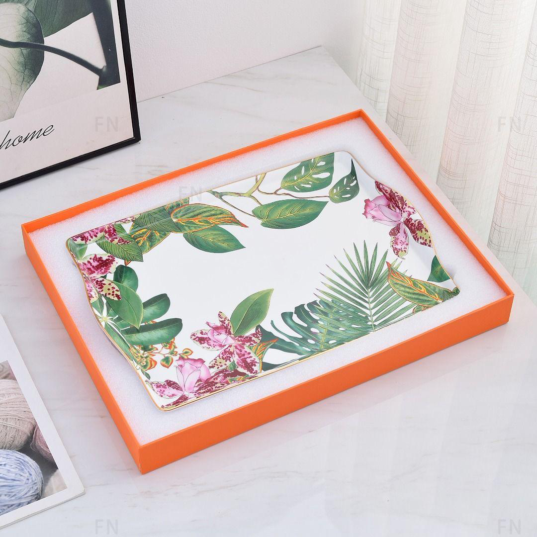 Hermès luxury floral porcelain