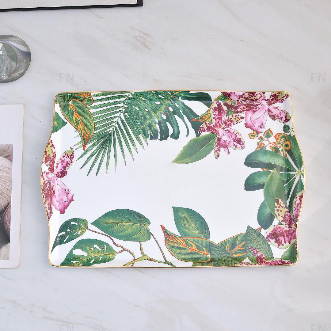 Hermès luxury floral porcelain