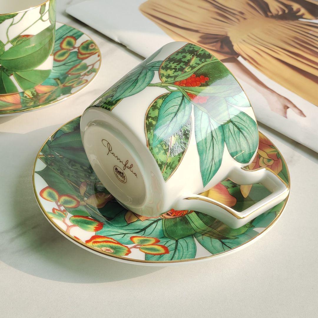 Hermès luxury floral porcelain