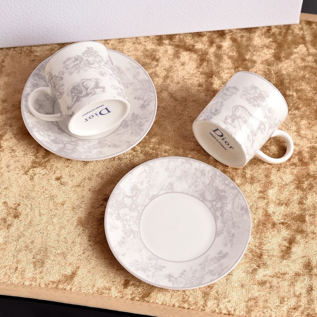 Dior porcelain espresso set