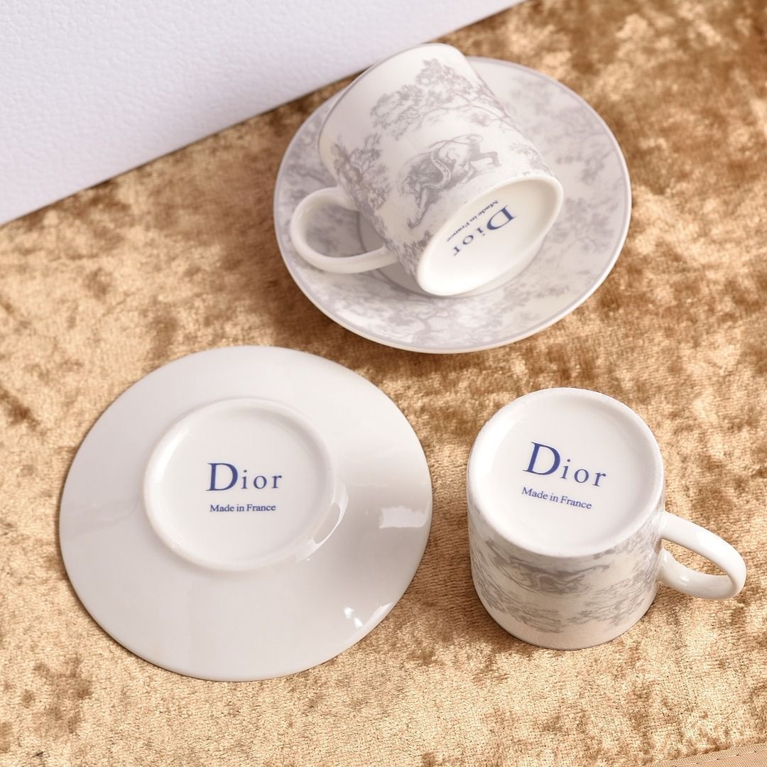 Dior porcelain espresso set