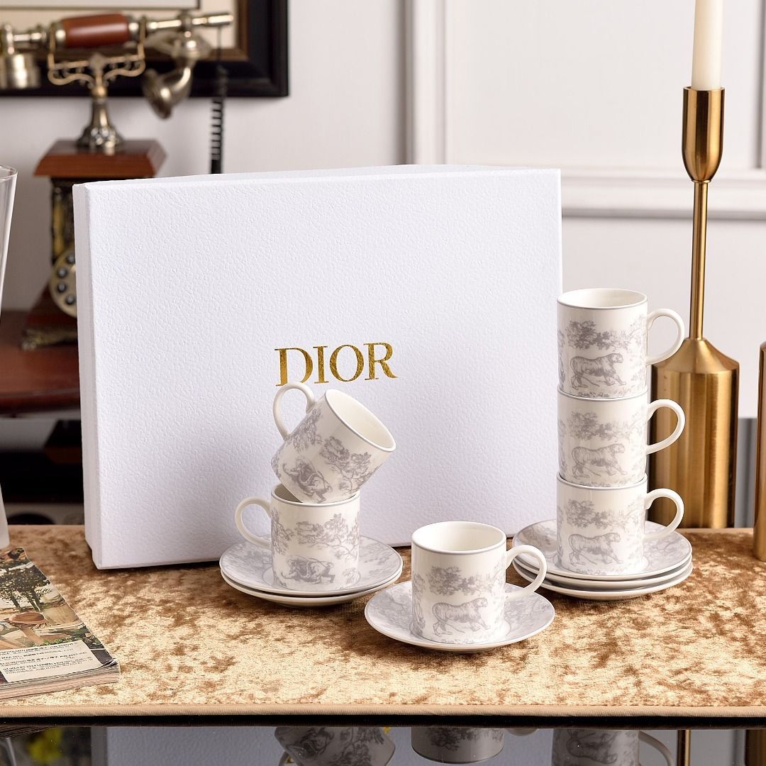 Dior porcelain espresso set