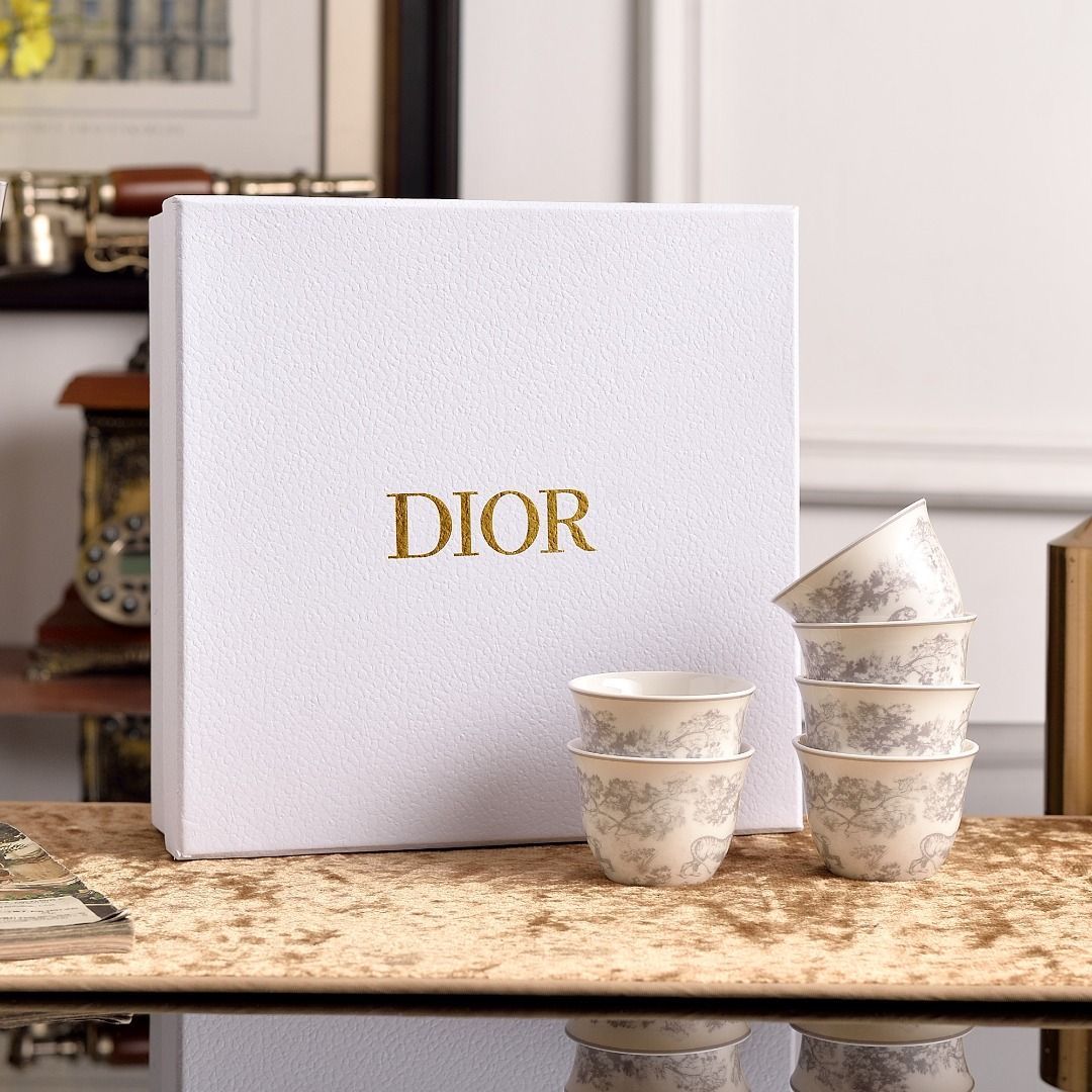 Dior porcelain espresso set