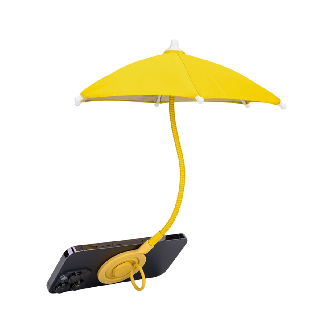 A mini umbrella phone accessory