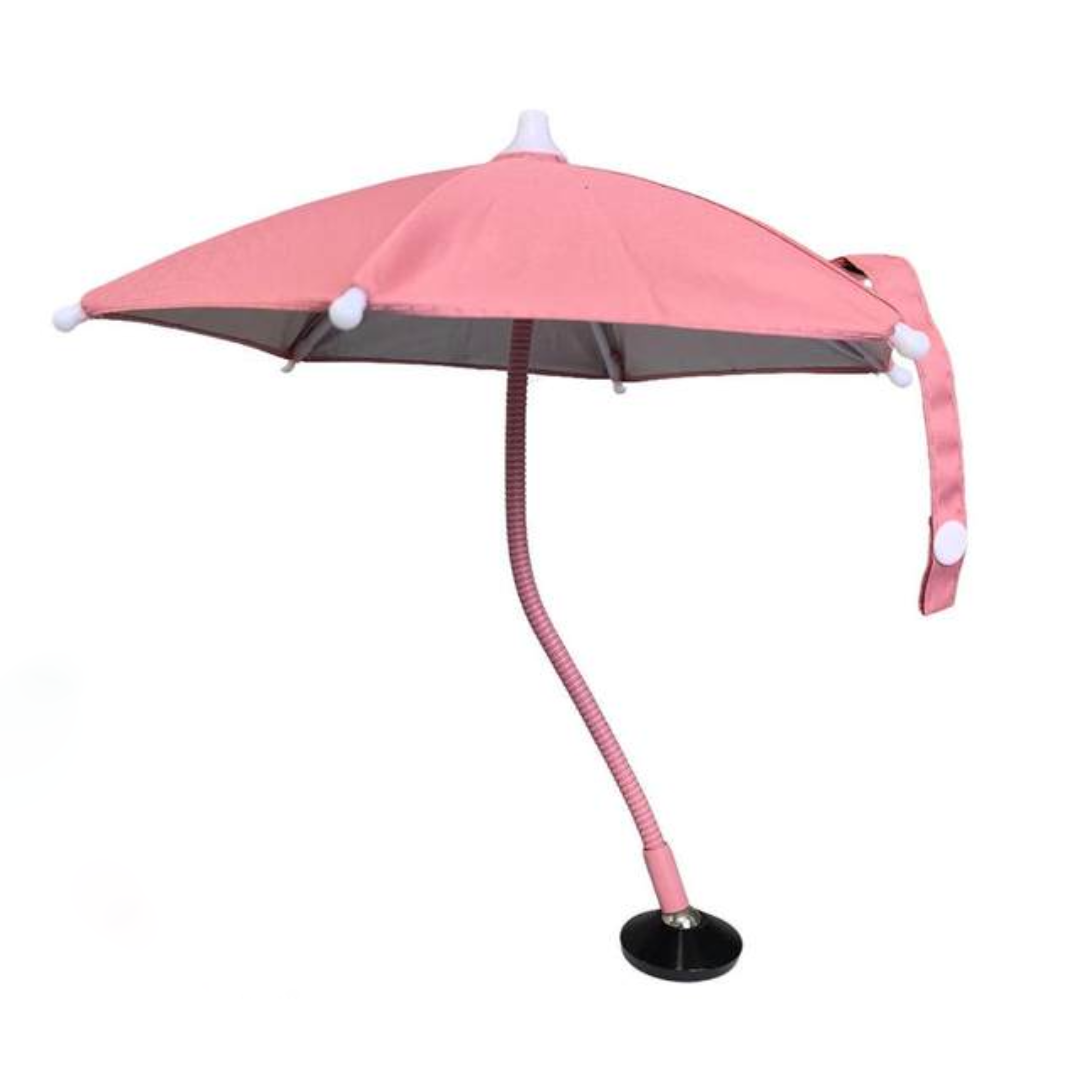Mini magnetic umbrella phone
