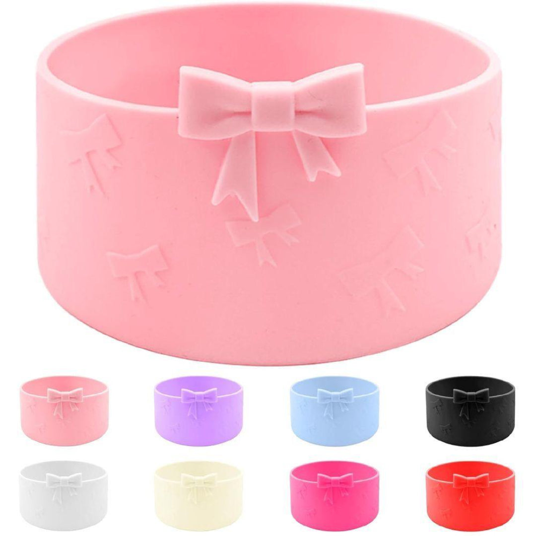 Silicone Tumbler Boot with Bow