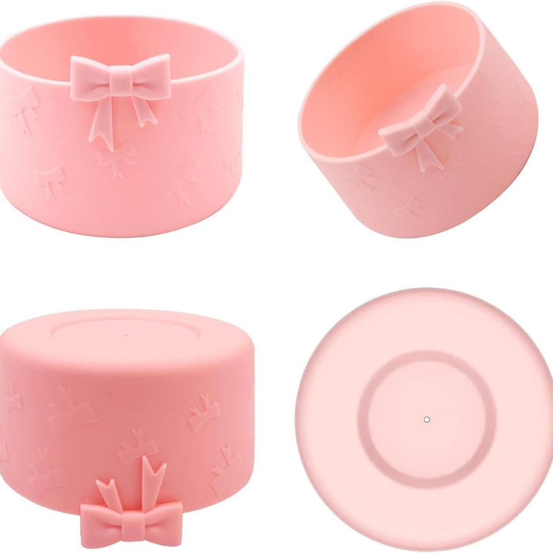 Silicone Tumbler Boot with Bow