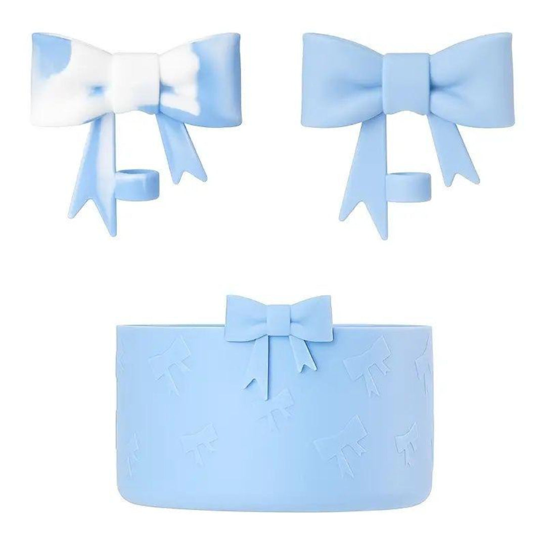 Elegant Silicone Bow Accessory Set
