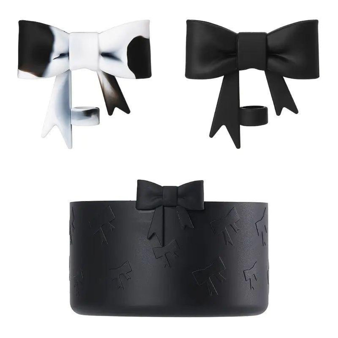 Elegant Silicone Bow Accessory Set