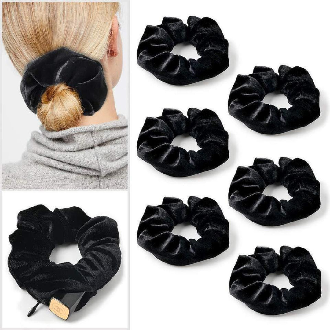 Velvet Scrunchie Set – Soft Hair Ties