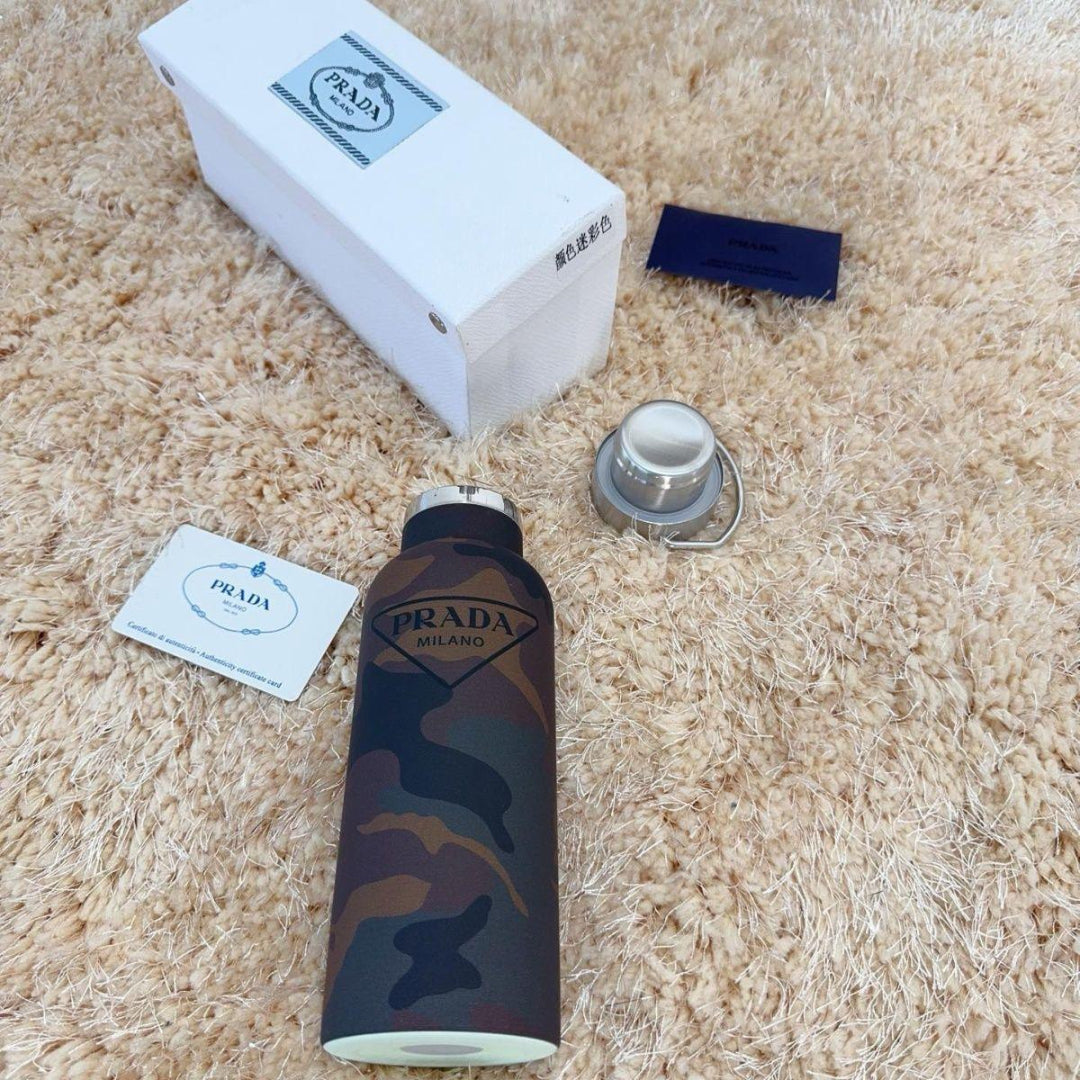 PRADA Camouflage Stainless Steel Thermal Bottle