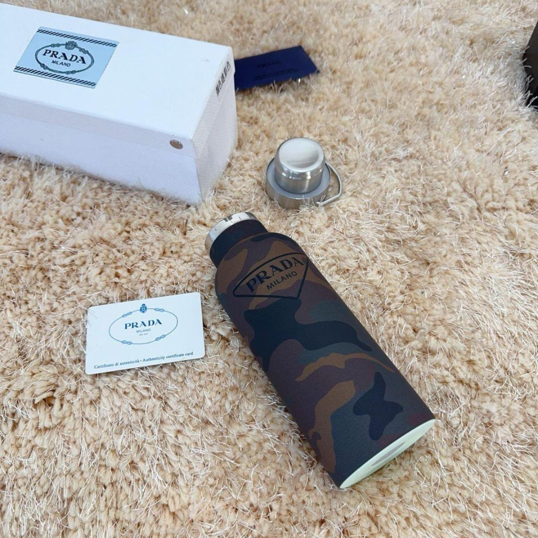 PRADA Camouflage Stainless Steel Thermal Bottle