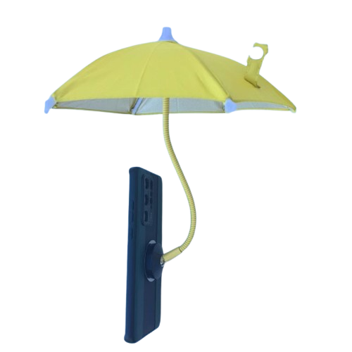 Mini magnetic umbrella phone