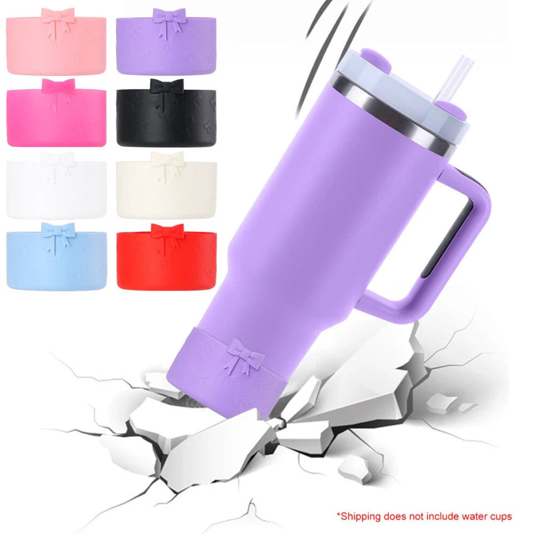 Silicone Tumbler Boot with Bow