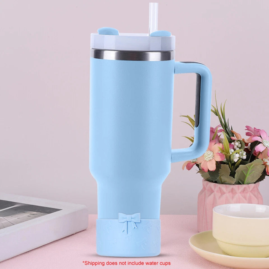 Silicone Tumbler Boot with Bow
