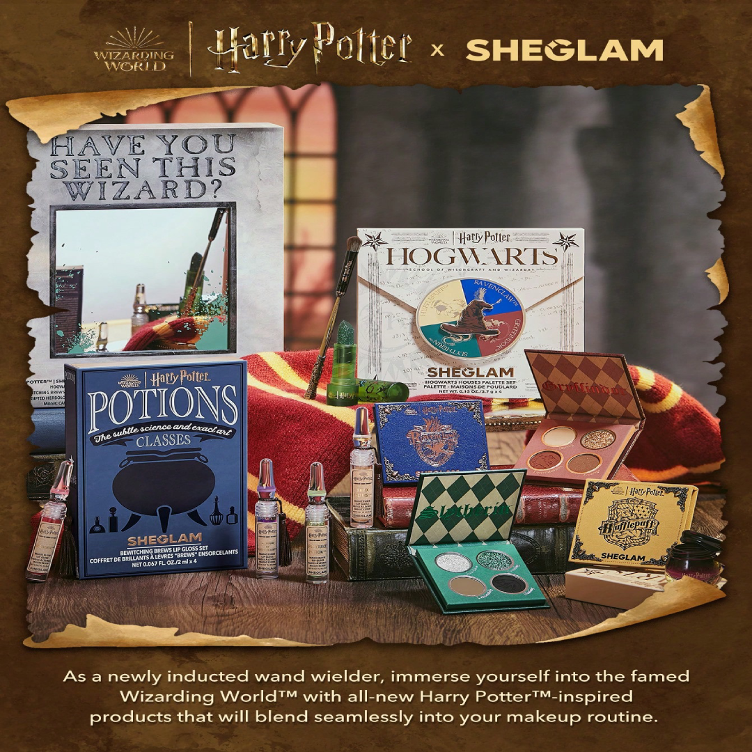 Harry Potter™ × SHEGLAM Houses Palette Set – 4 Pcs